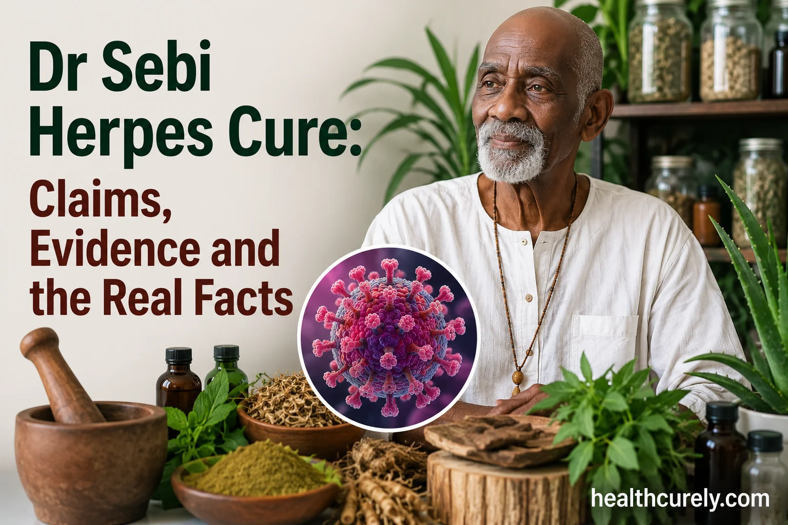 Dr Sebi Herpes Cure Claims, Evidence and the Real Facts
