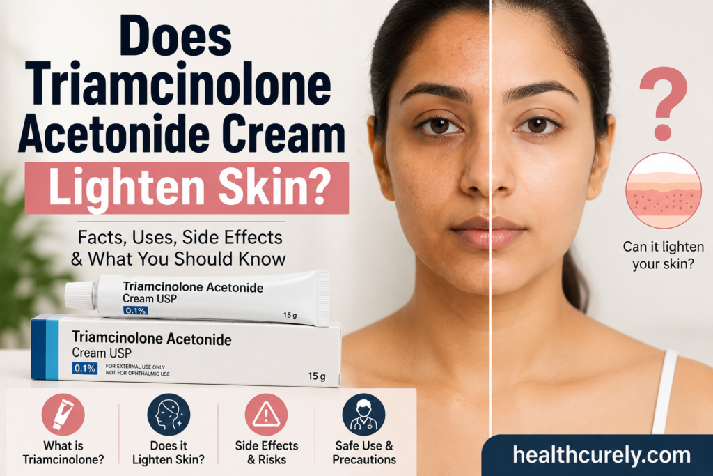 Does Triamcinolone Acetonide Cream Lighten Skin Risks & Facts